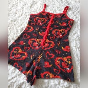 Dolls Kill x Hot Stuff Casper The Little Devil Thermal Womens Sleepwear Large